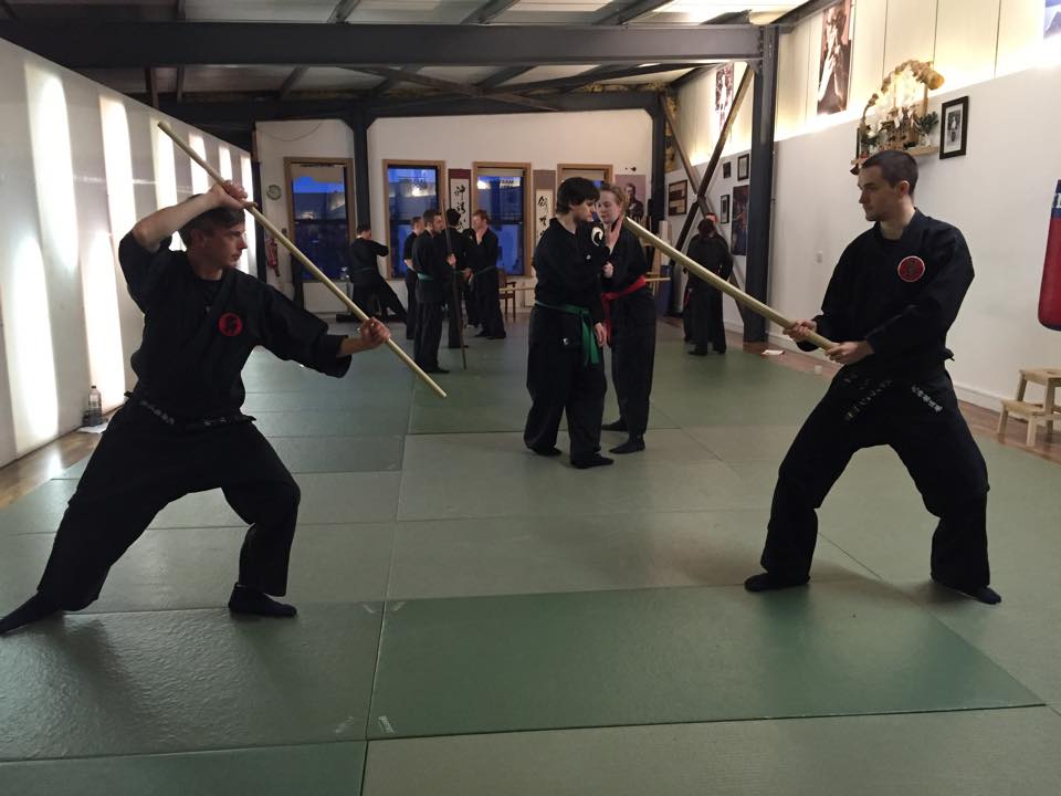 Class Record: Kyu grade test preparation and Kukishinden Ryu Jojutsu